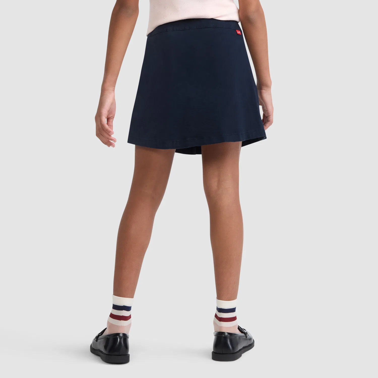 Складчатая юбка-шорты для девочек 7-16 лет Levi's, Blue — фото 2