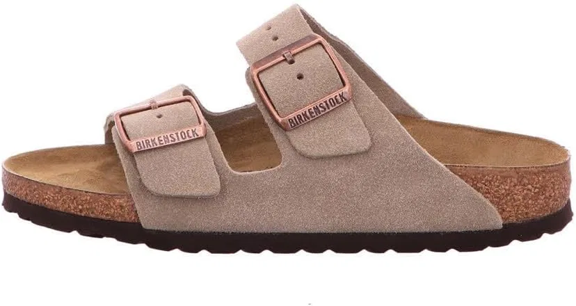 Классические кожаные мюли Birkenstock Arizona, унисекс, для взрослых, Beige — фото 4
