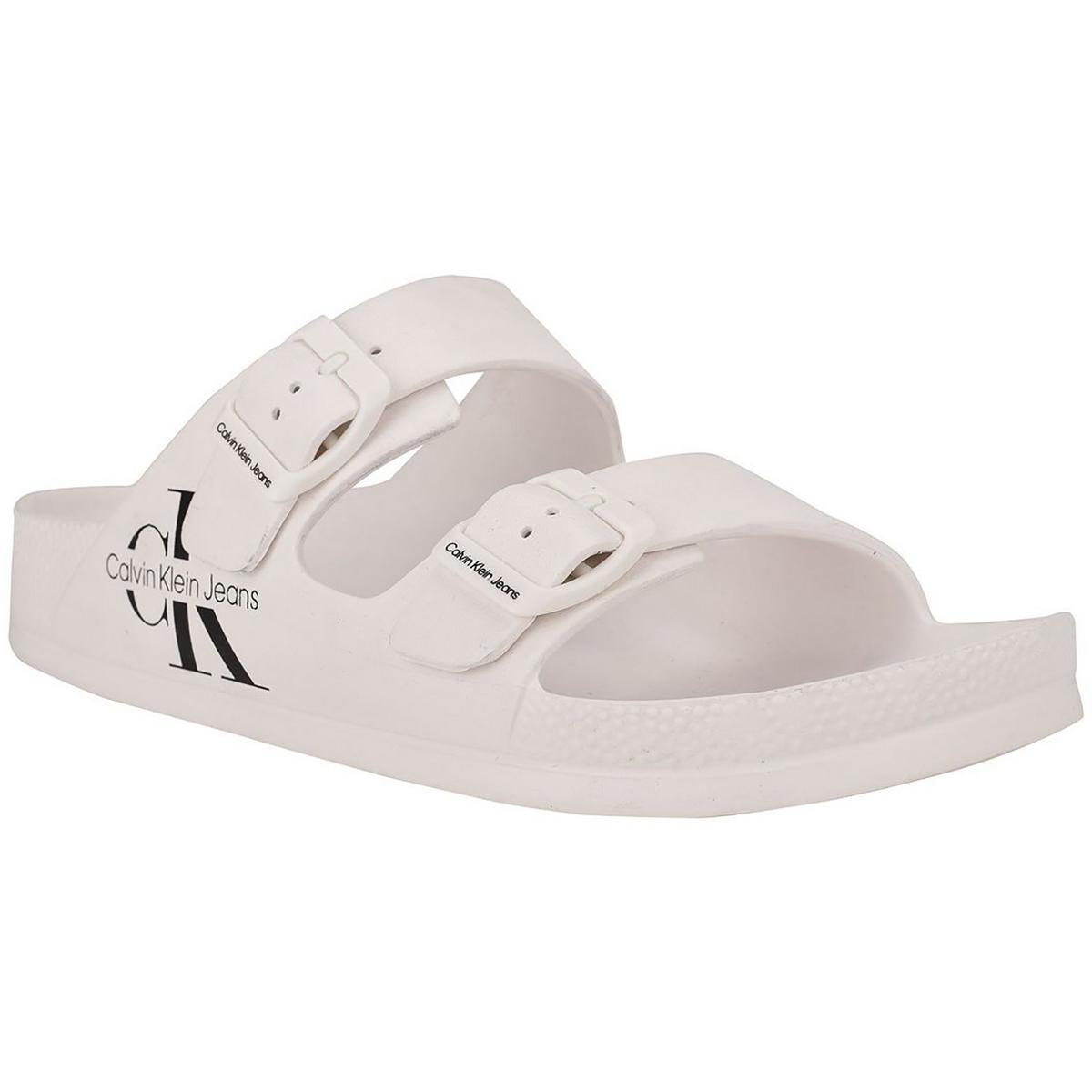 

Шлепанцы для бассейна Zion Mens Slip-On Footbed Calvin Klein Jeans, цвет white sy