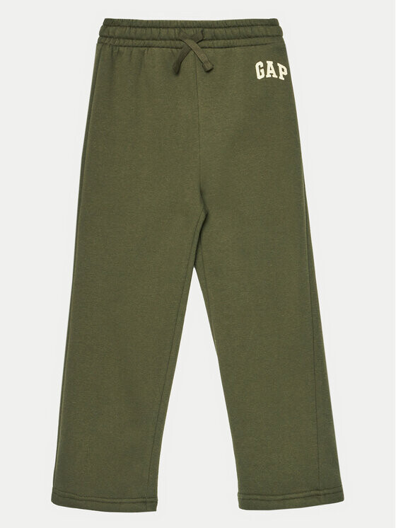 

Тканевые брюки стандартного кроя Gap, зеленый