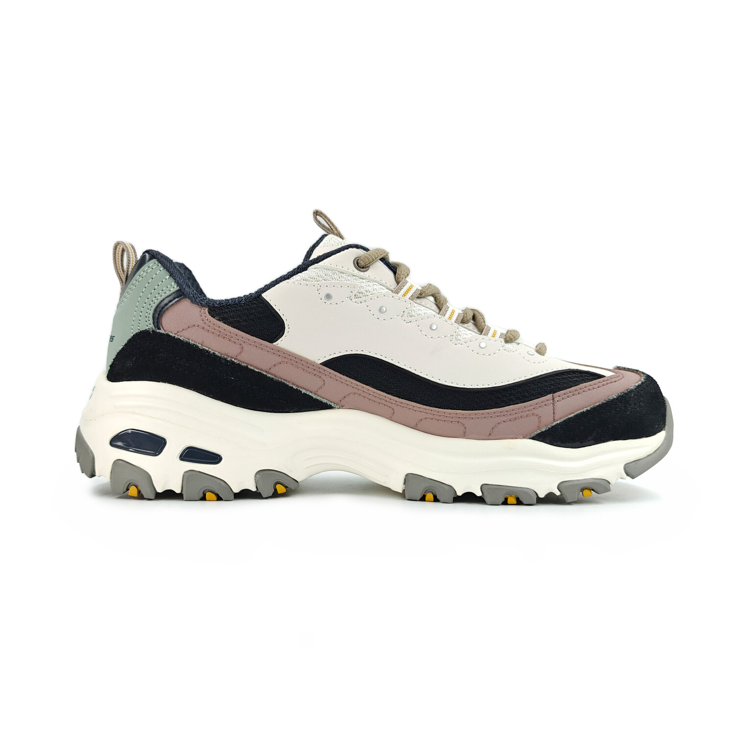 

Кроссовки Skechers D"LITES Series Lifestyle Shoes Women's Low-top Milky White, слоновая кость, Бежевый, Кроссовки Skechers D"LITES Series Lifestyle Shoes Women's Low-top Milky White, слоновая кость