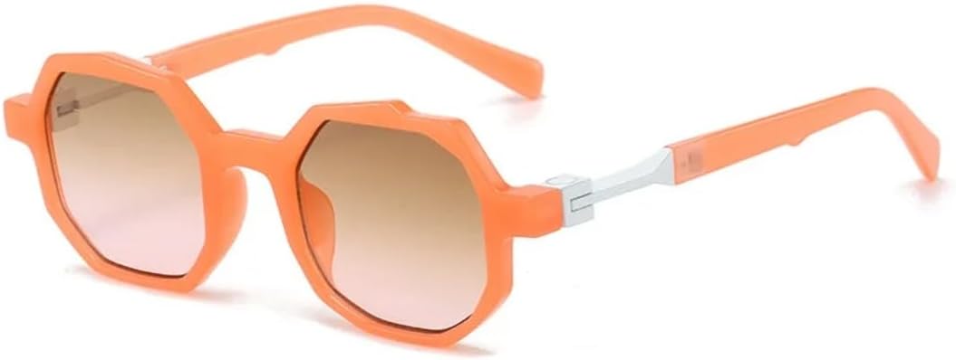 

Солнцезащитные очки для мужчин и женщин - защита UV400 - компактная легкая оправа, градиентные линзы, подходят для занятий спортом на открытом воздухе и вождения DSVIGF, Orange