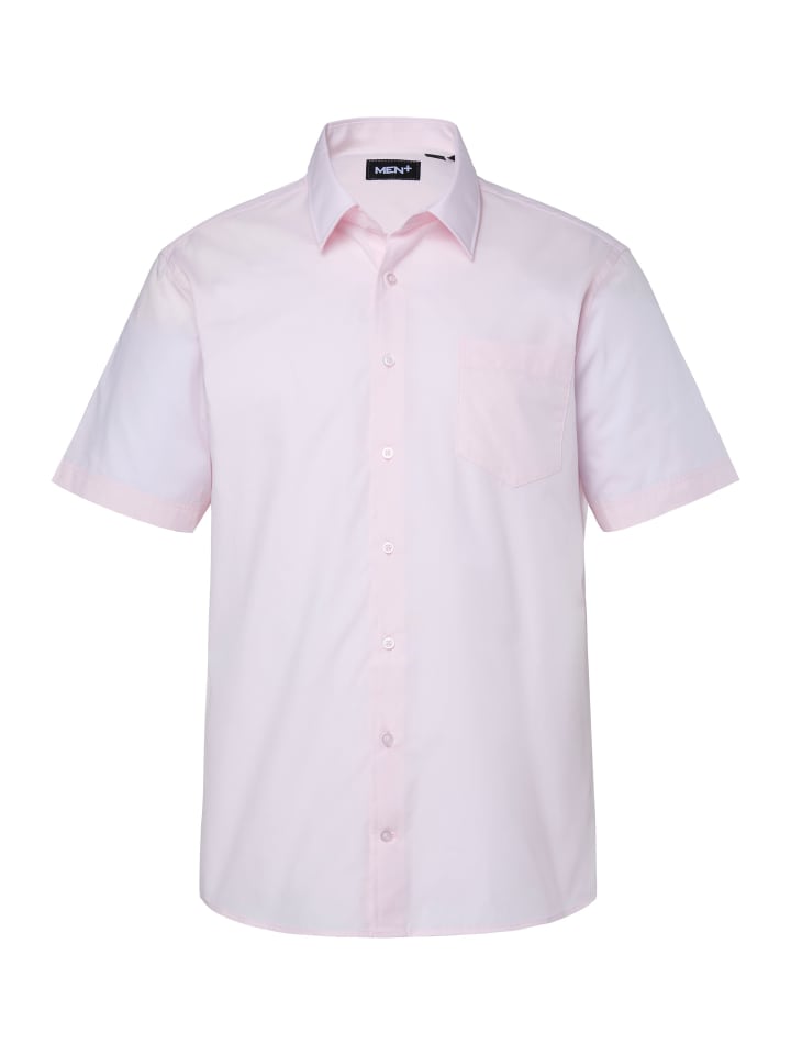 

Men Plus Рубашка цвета розы