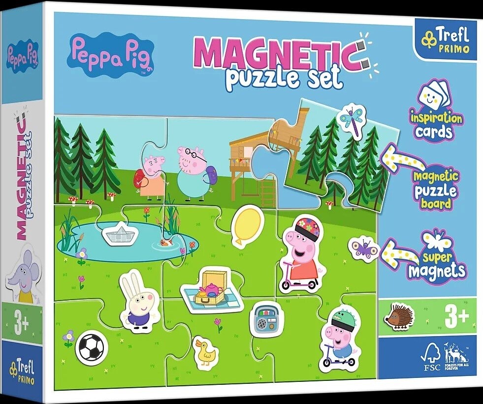 

Булавы, пазл, Магнитные, Peppa's Fun Cards, 9 шт. Trefl