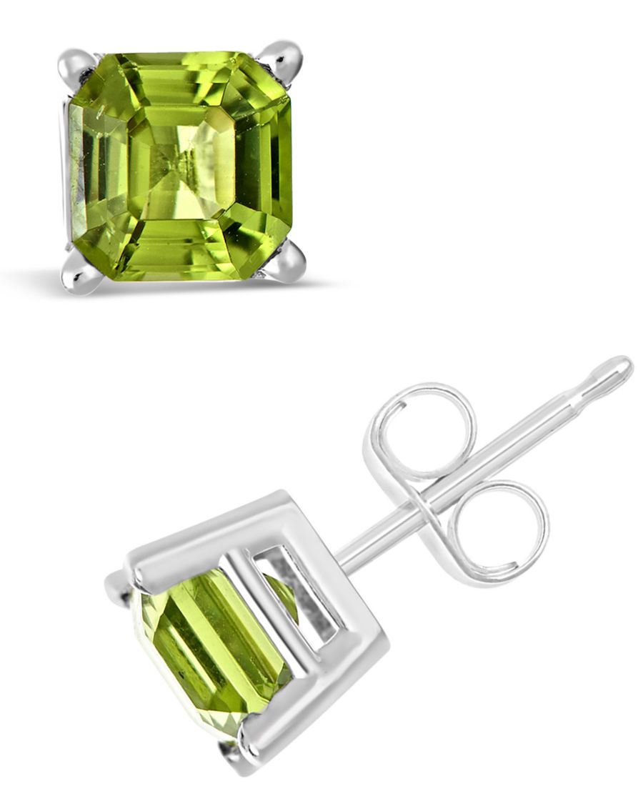 

Серьги-гвоздики с перидотом (2,5 карата) из стерлингового серебра Macy's, Peridot