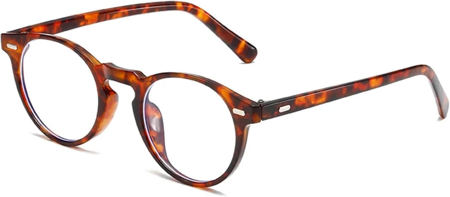 

Солнцезащитные очки с защитой от УФ-излучения UV400 для женщин и мужчин | Маленькие круглые очки в стиле панк с прозрачными заклепками и градиентным покрытием | для занятий спортом на открытом воздухе DSVIGF, Leopard Clear