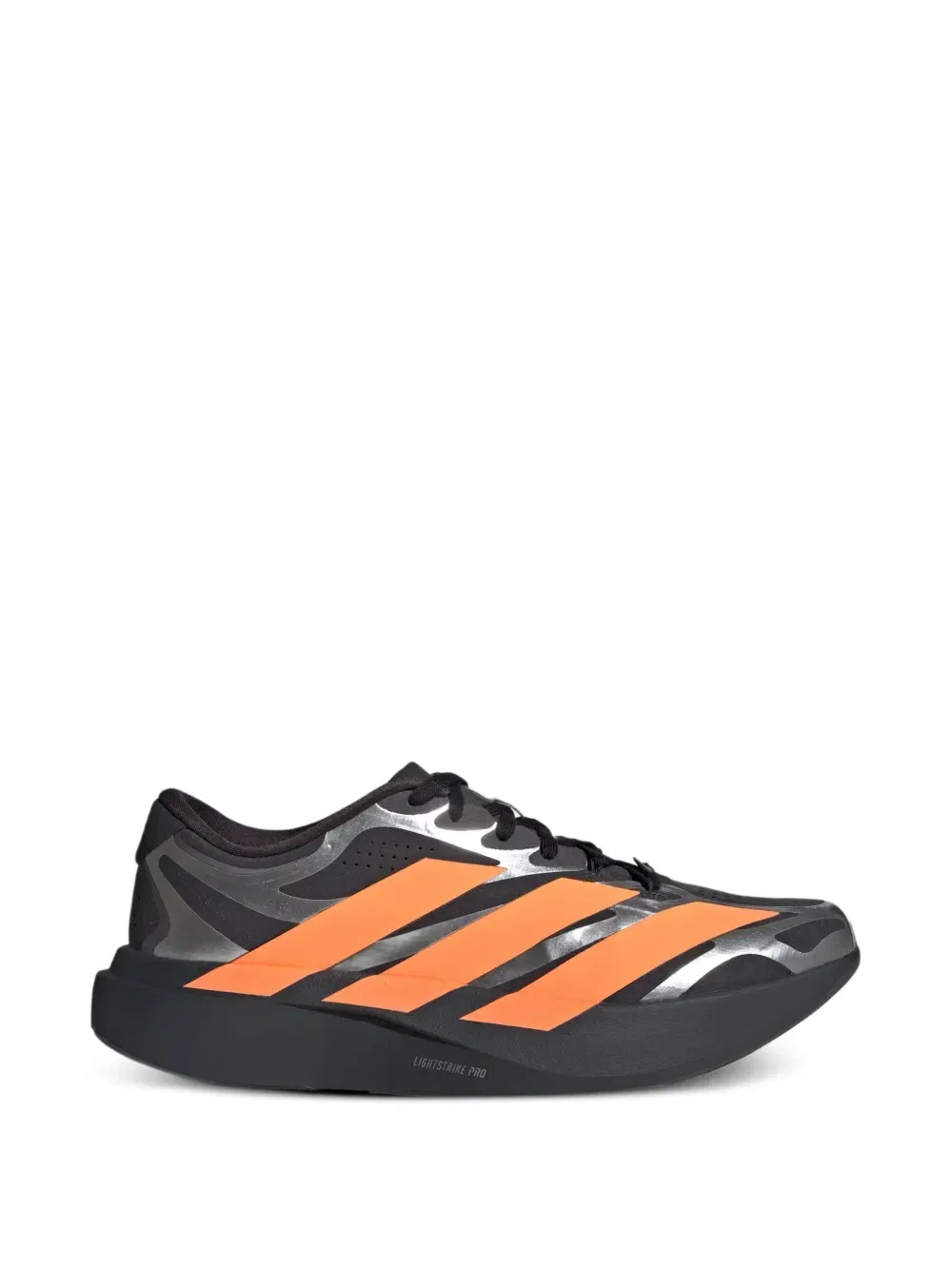 Кроссовки Adizero evo в полоску с металлическим блеском Adidas, черный