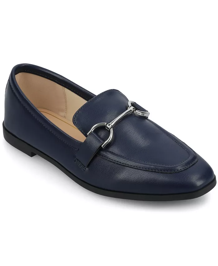 Женские лоферы Mizza на плоской подошве Journee Collection, синий