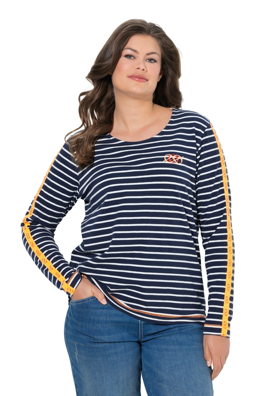 

LAURASØN Лонгслив в морском синем цвете