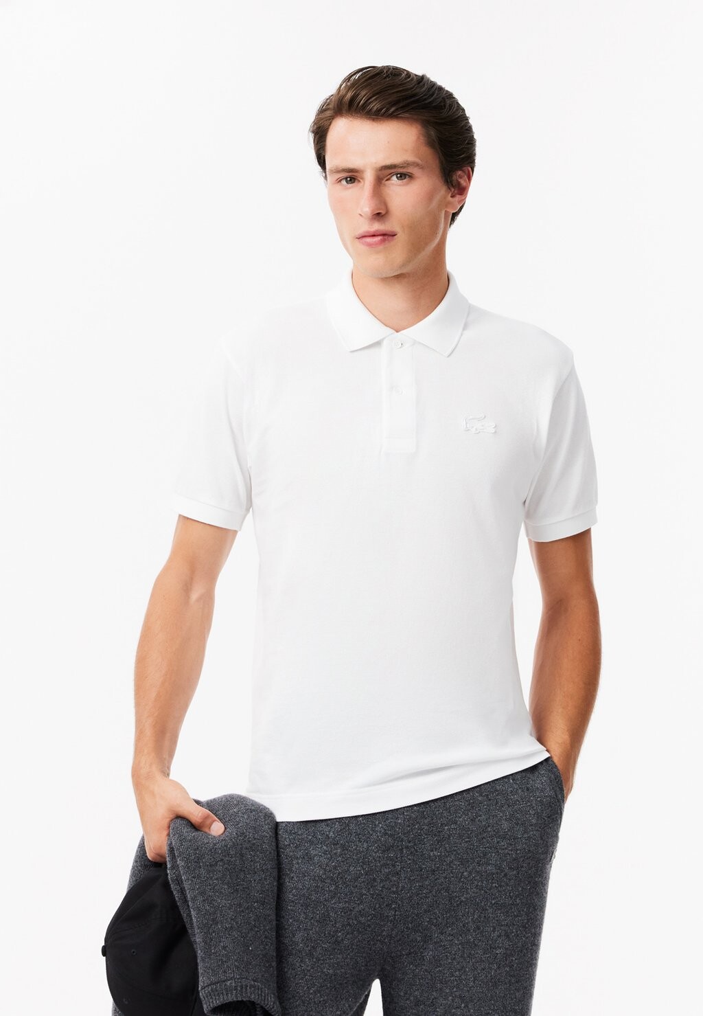 

Рубашка поло Lacoste, белый