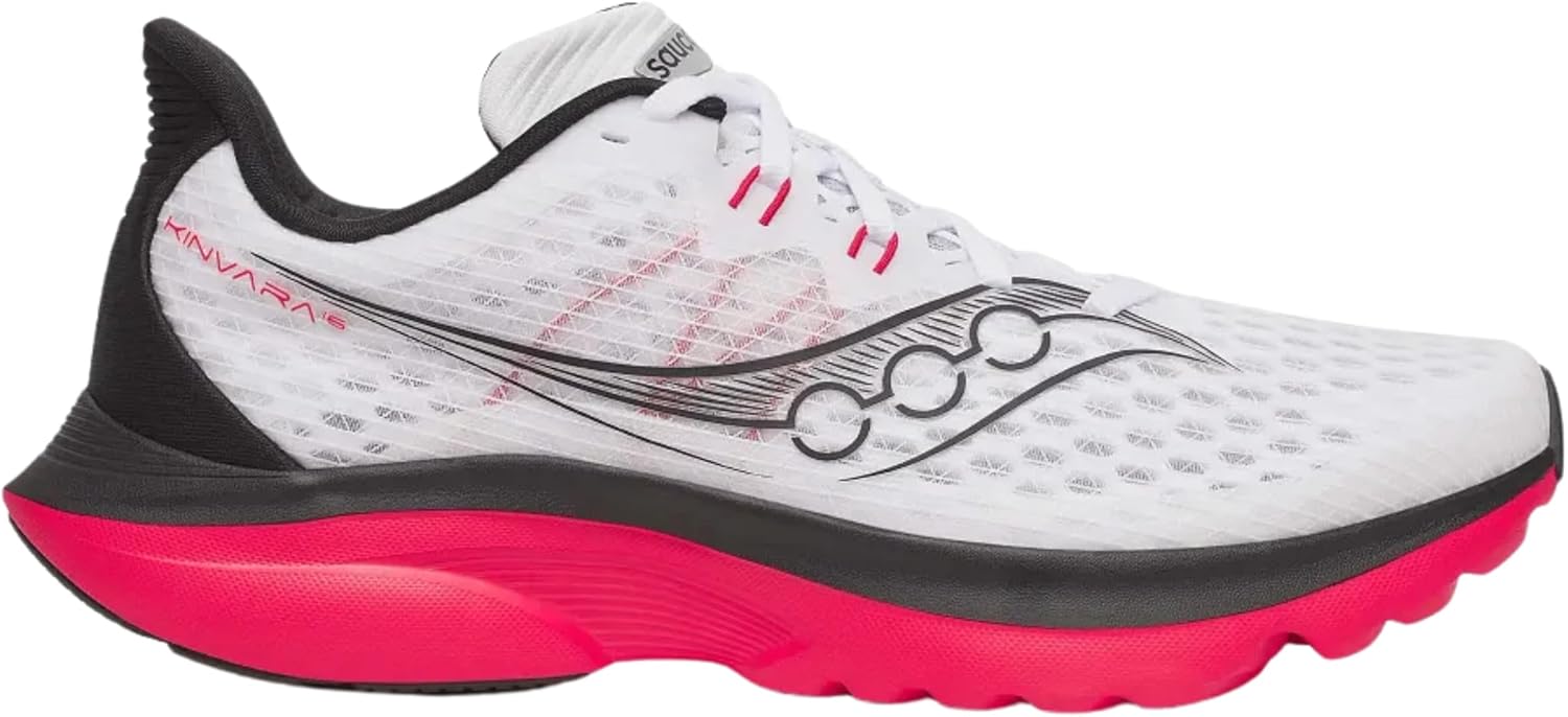 Мужские кроссовки Saucony Kinvara 16, белый/красный — фото 2