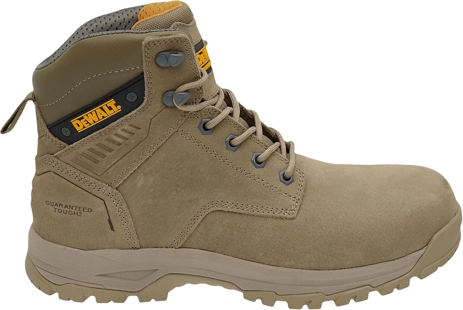 Рабочие ботинки DEWALT Cranson Stone для мужчин, нубук, стальной носок, противоскользящее покрытие, высота 5 дюймов — фото 4