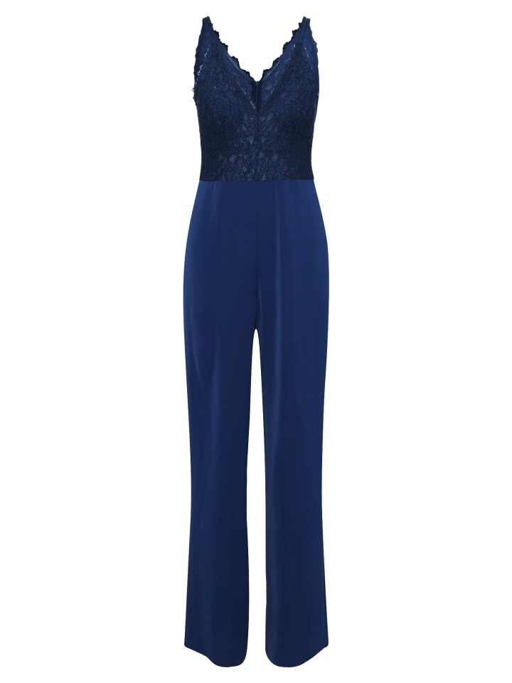 

Комбинезон Vera Mont Jumpsuit mit Spitze, цвет Festival Blue