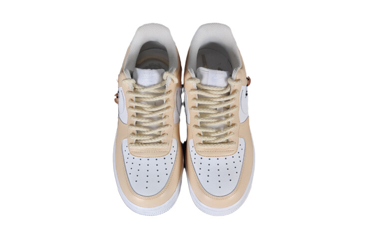 Кроссовки Nike Air Force 1 Skateboarding Shoes Women's Low-top Yellow, цвет Caramel — фото 4