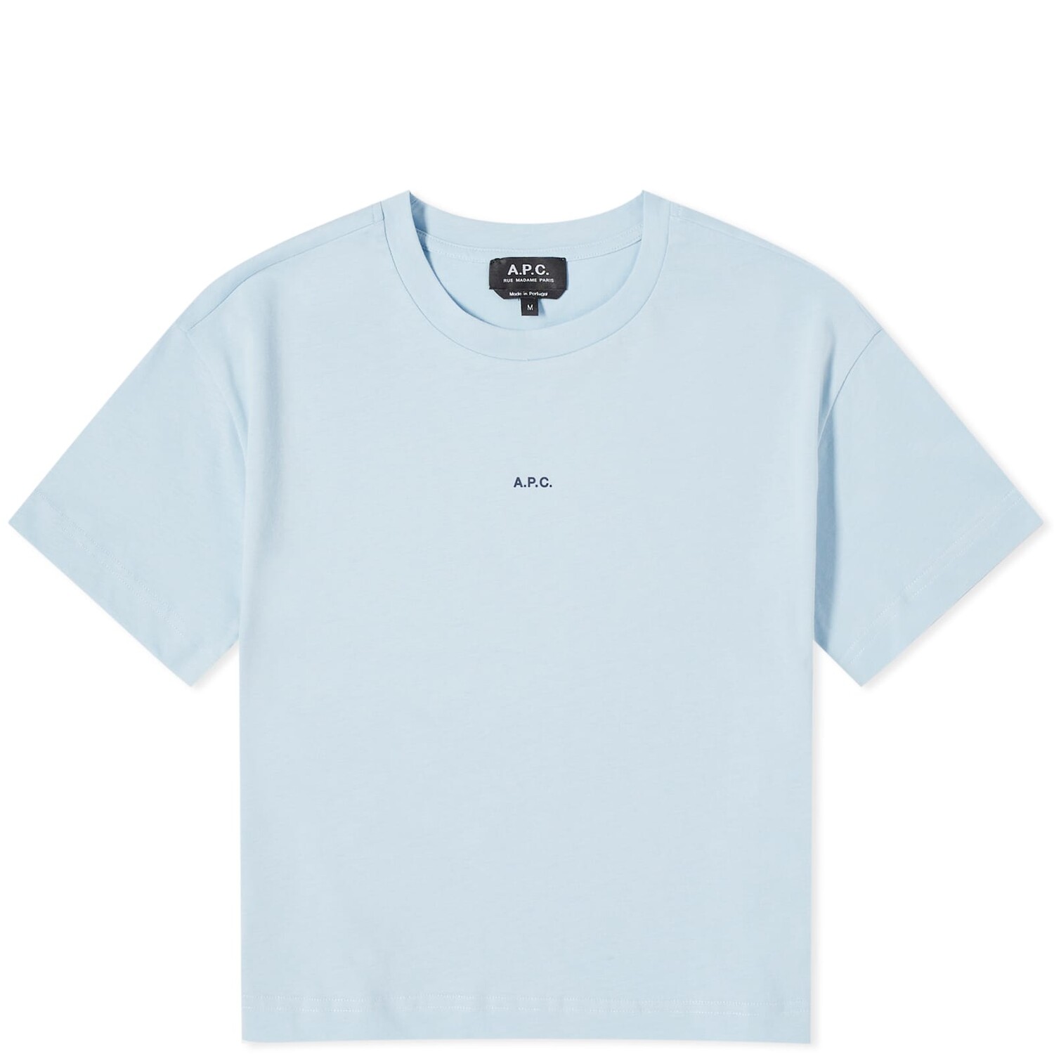 

Футболка A.P.C. Jen Logo, цвет Iab Light Blueцвет Iab Light Blue