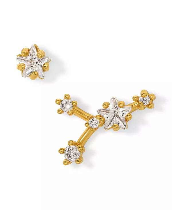 

Серьги-Гвоздики в форме созвездия из искусственного кубического циркония Girls Crew, aries