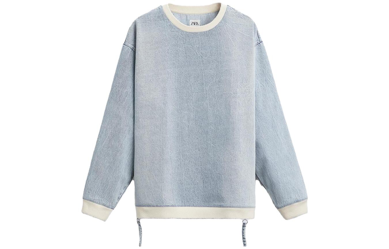 

Толстовка мужская синяя Zara, синий