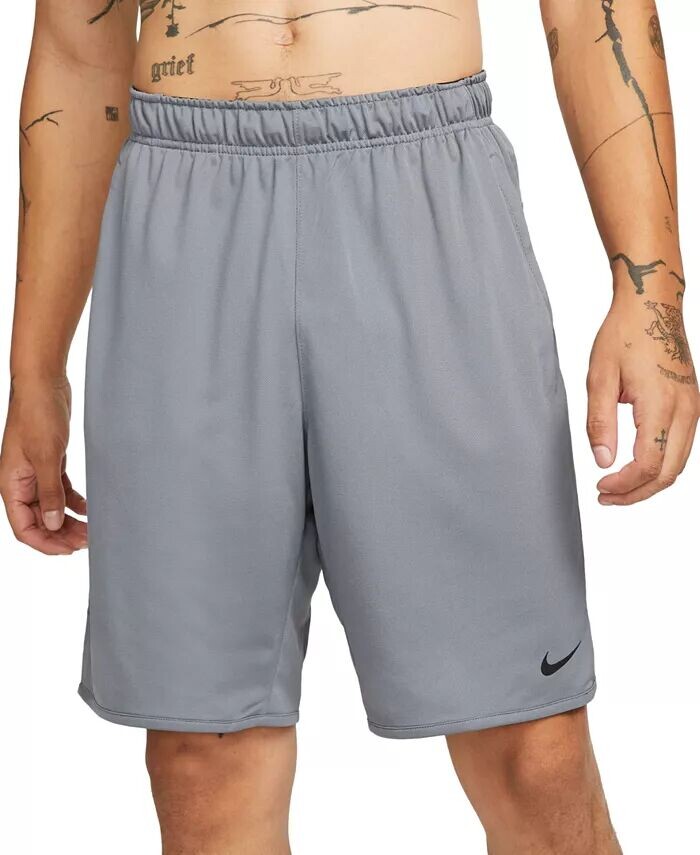 

Мужские универсальные шорты Totality Dri-FIT без подкладки длиной 9 дюймов Nike, серый