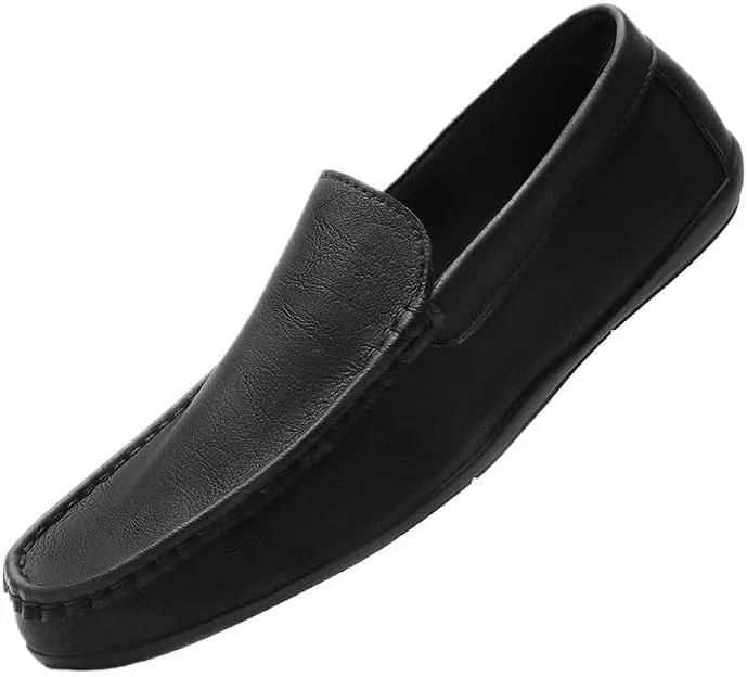 Лоферы мужские из искусственной кожи, Vintage, Black UOPYNE