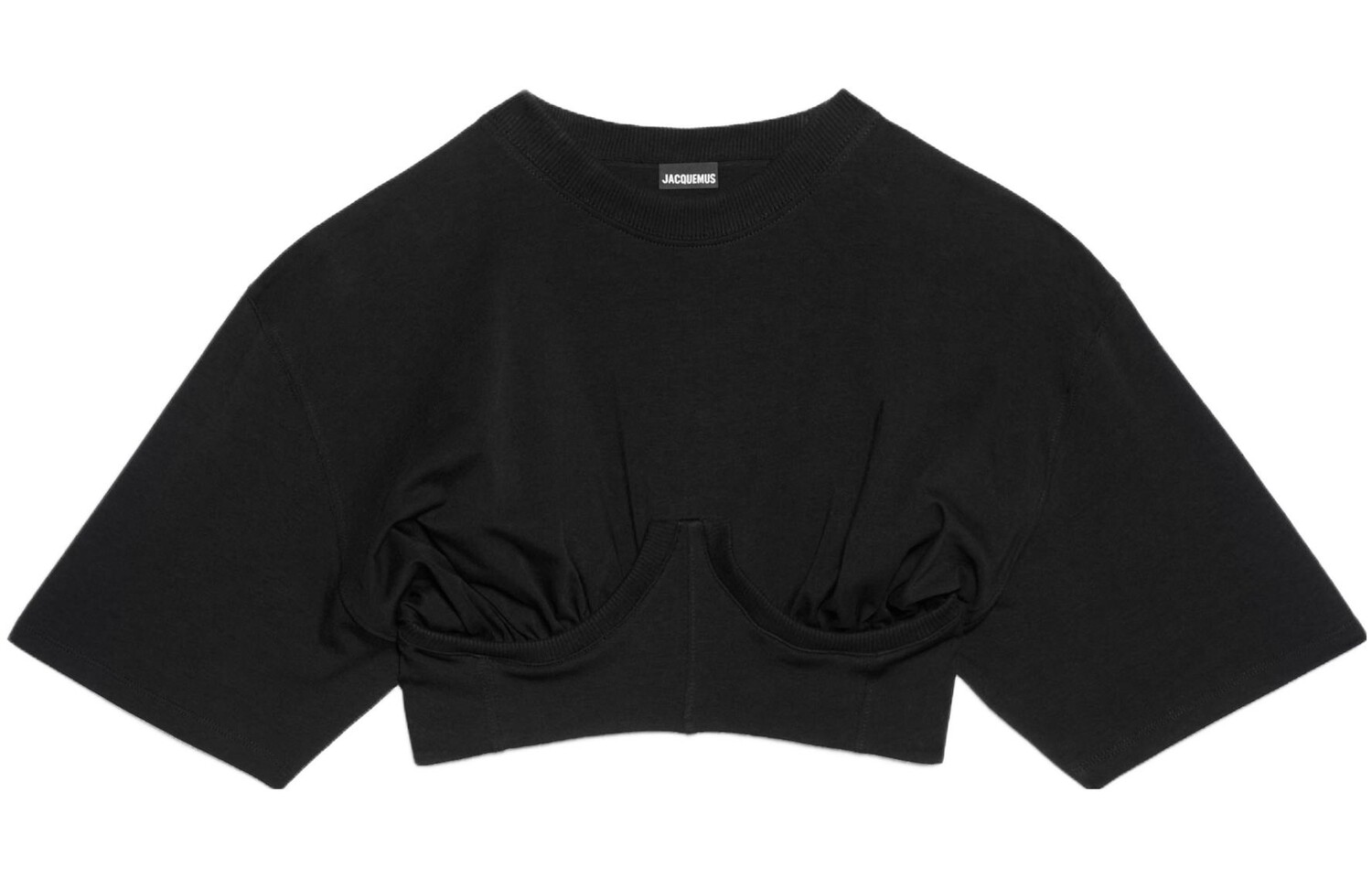 

Футболка женская Jacquemus с бюстгалтером, черный
