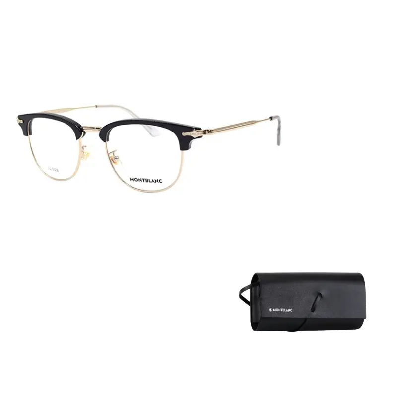 

MONTBLANC Очки с овальной оправой, Black Gold