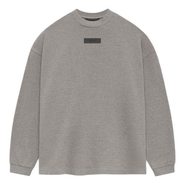 

Футболка long-sleeve t-shirt 'heather grey' Fear Of God Essentials, серый