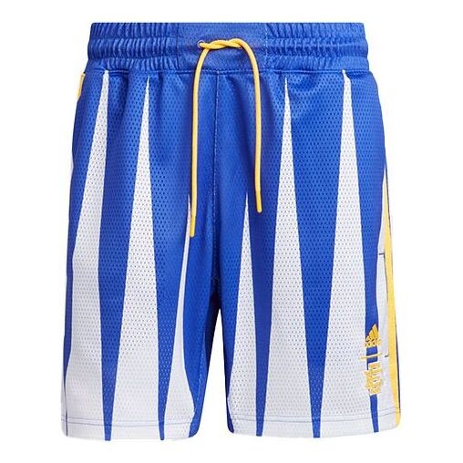 

Шорты x eric emanuel crossover ee smr short mesh breathable straight sports basketball shorts blue Adidas, синий