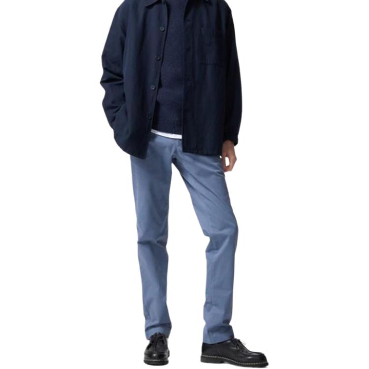 

Uniqlo Мужские повседневные брюки, размер 63, небесно-голубые