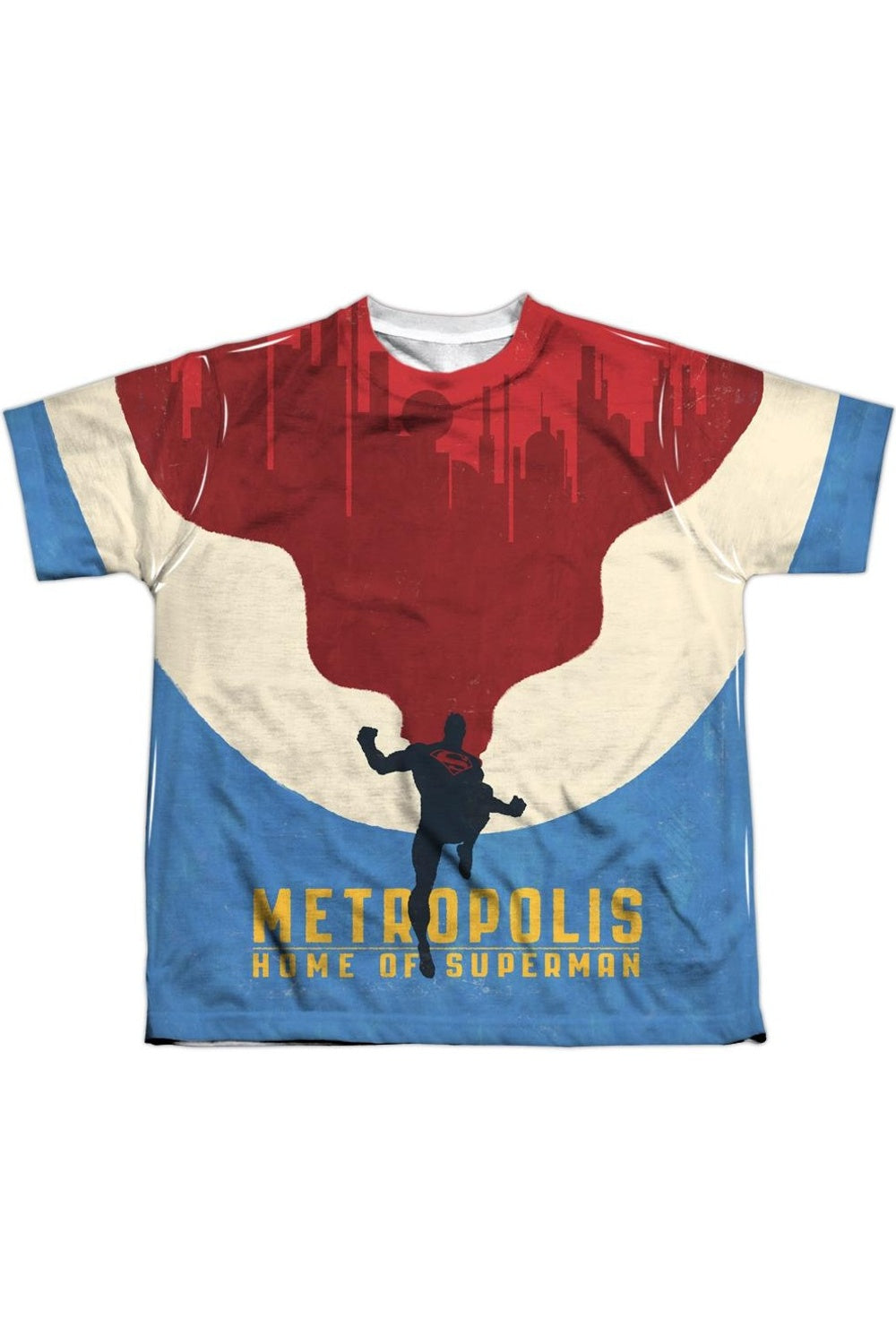 

Футболка с коротким рукавом для детей Superman Home Gildan, белый