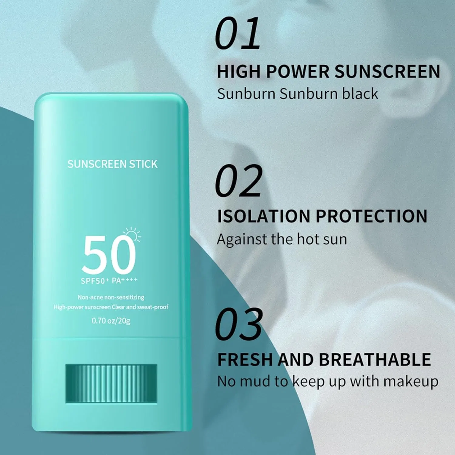 Солнцезащитный стик SPF 50 Rubu22A — фото 4