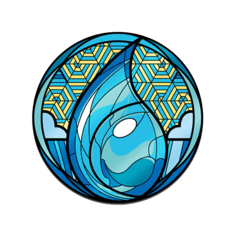

Аксессуары Pinfinity MtG Augmented Realty Pin: Stained Glass - Island