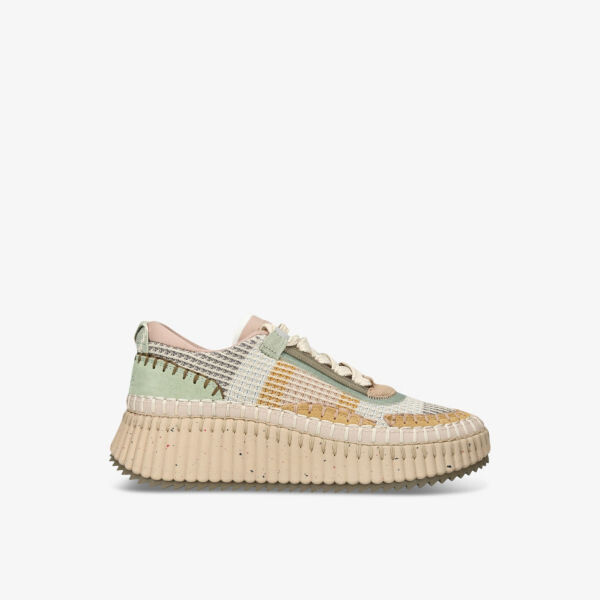 

Кроссовки Nama Runner с низким верхом из сетки и ткани Chloe, зеленый