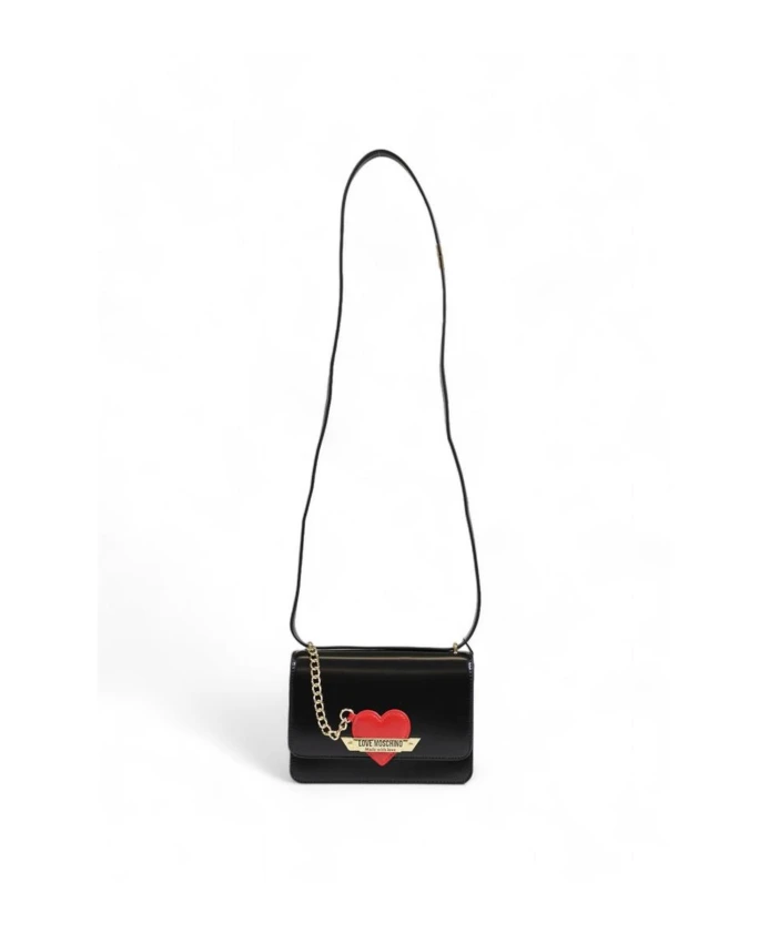 

Стильная полиэтиленовая женская сумка из коллекции. Love Moschino, черный