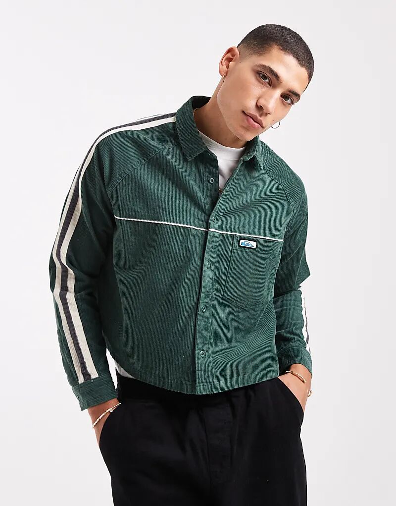 

Рубашка Quiksilver Uni из вельвета зеленого цвета