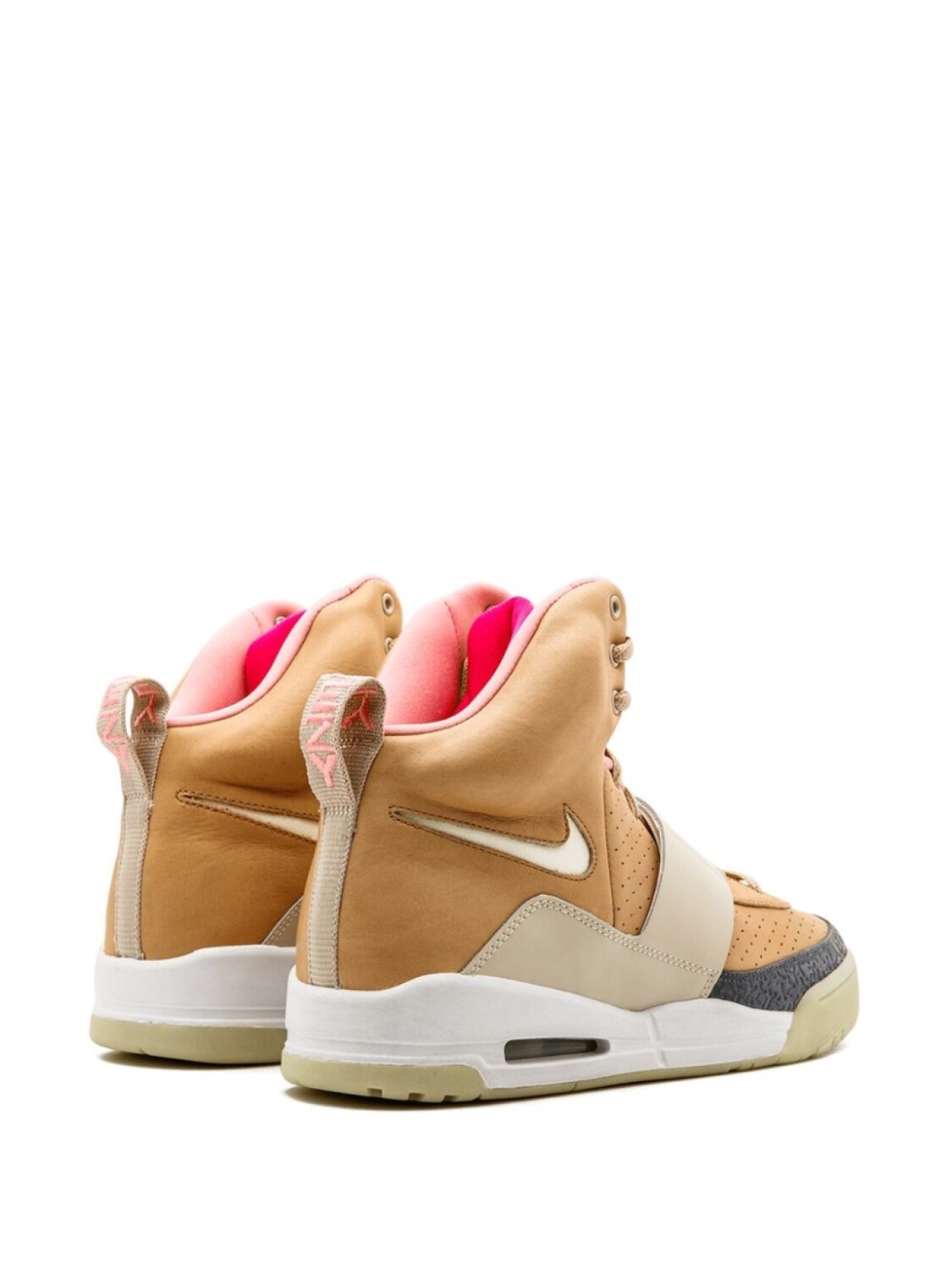 Nike высокие кроссовки Air Yeezy, нейтральный цвет — фото 3