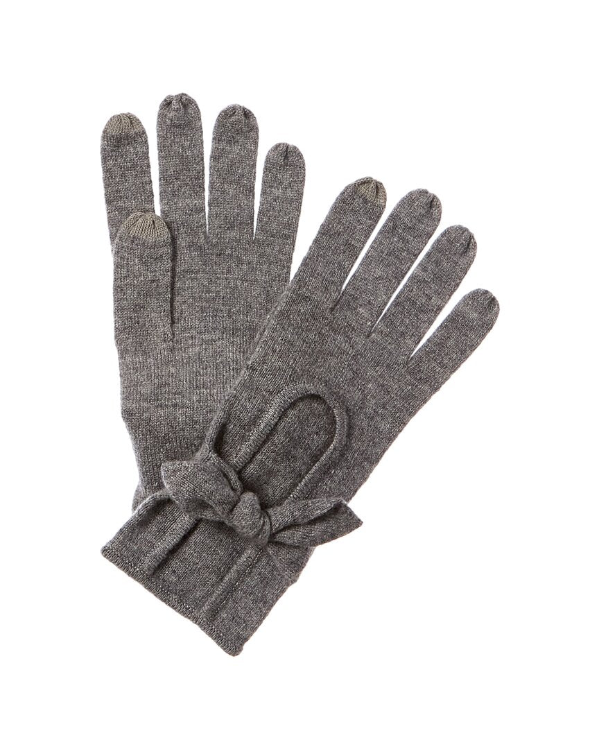 

Перчатки из кашемира Forte Cashmere Wrist Tie, серый