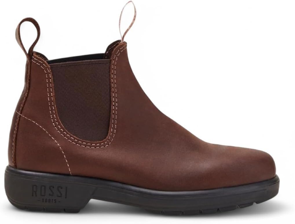 

Кожаные челси Rossi Endura 303 для Австралии, унисекс, прочные ботинки до щиколотки Infinity Leather, Redwood