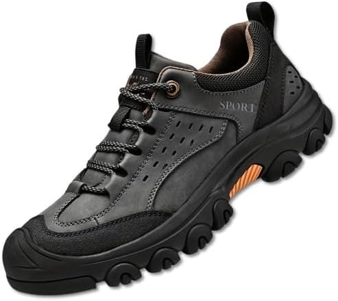 

Нескользящие всесезонные повседневные ботинки для трекинга, путешествий и комфорта на весь день Minlaidian, черный