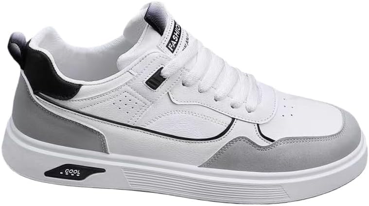 

Ретро-цветовое сочетание, мягкая подошва, удобные и повседневные спортивные кроссовки для мужчин, дизайн на низком каблуке Clolinde, серый