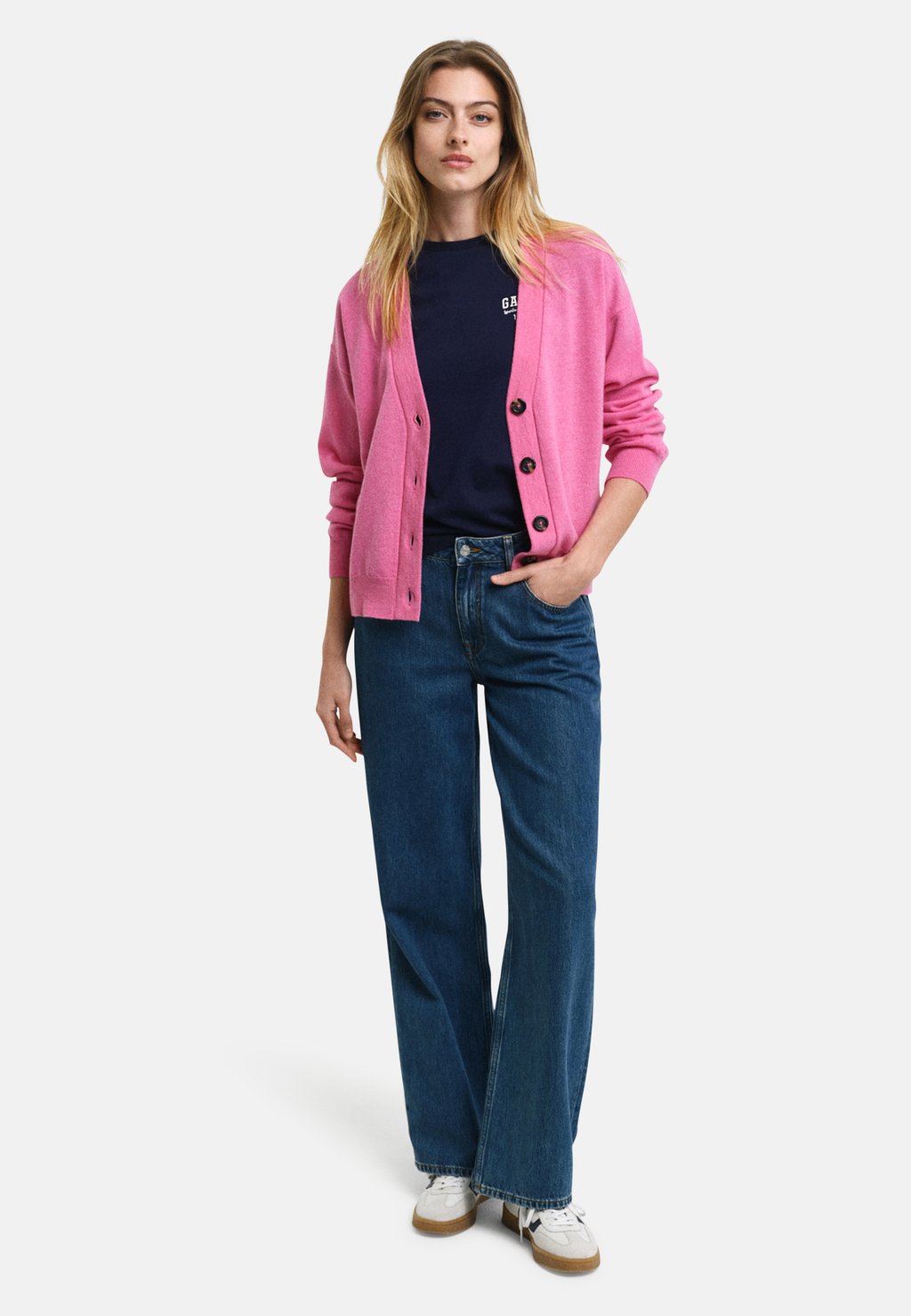 

Кардиган SUPERFINE GANT, розовый