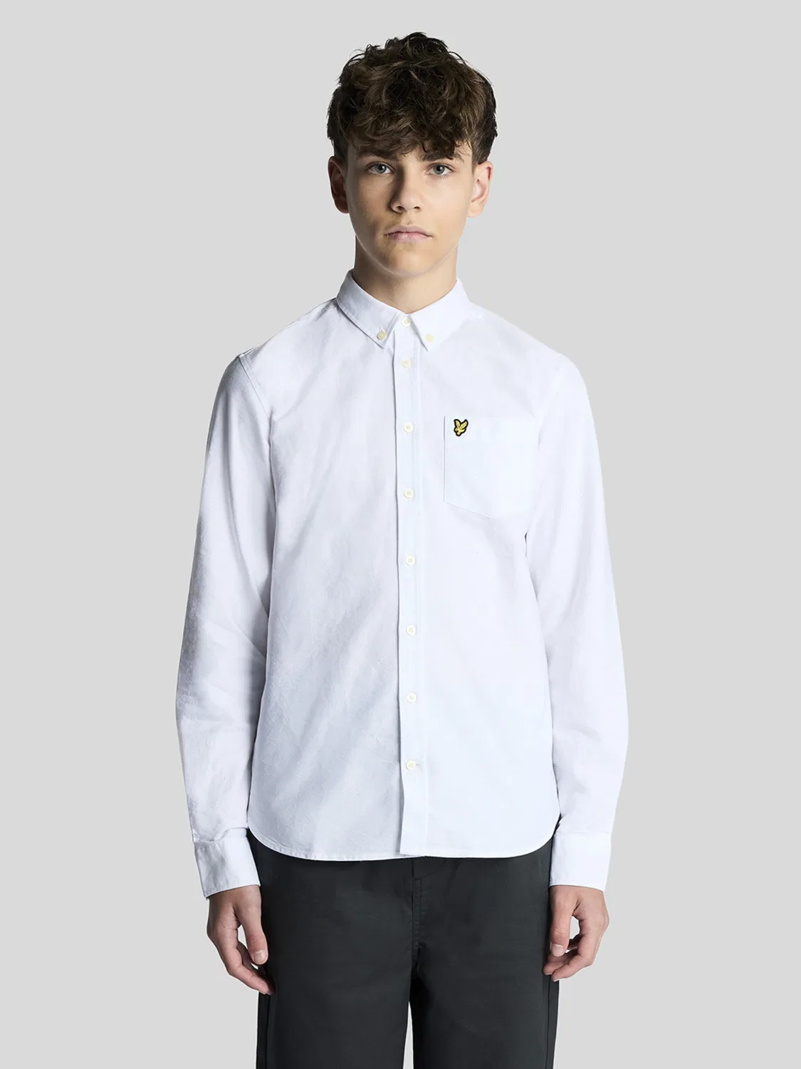 Рубашка на пуговицах стандартного кроя Lyle & Scott, White — фото 2