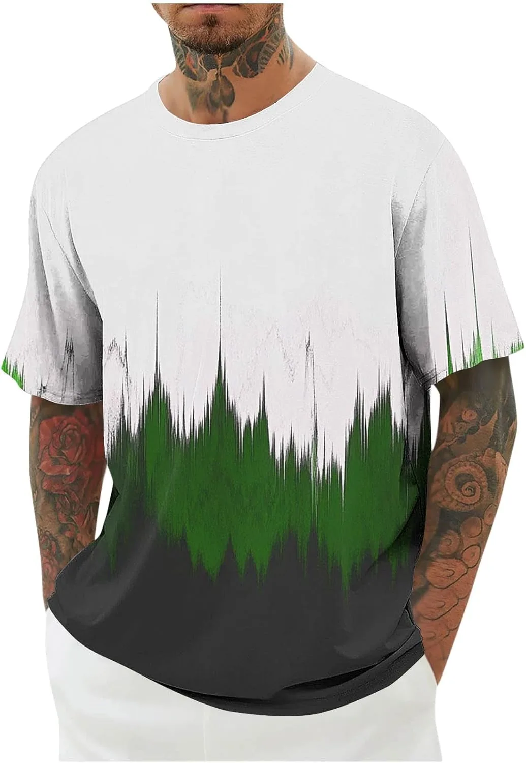 

Мужская футболка Regular Fit Athletic с коротким рукавом и круглым вырезом Ozmmyan