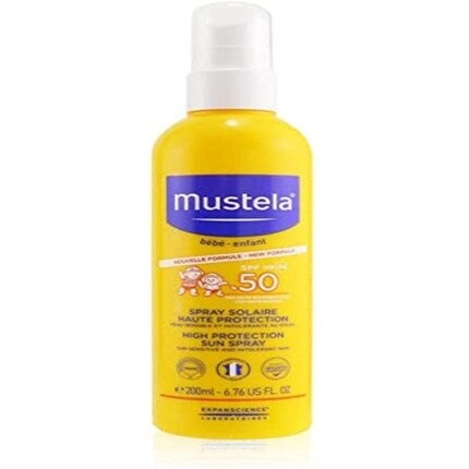 

Солнцезащитный спрей с высокой защитой Spf50 200 мл, Mustela