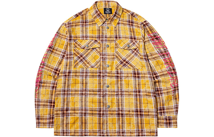 

Рубашка унисекс BEASTER, Желтый проверенный