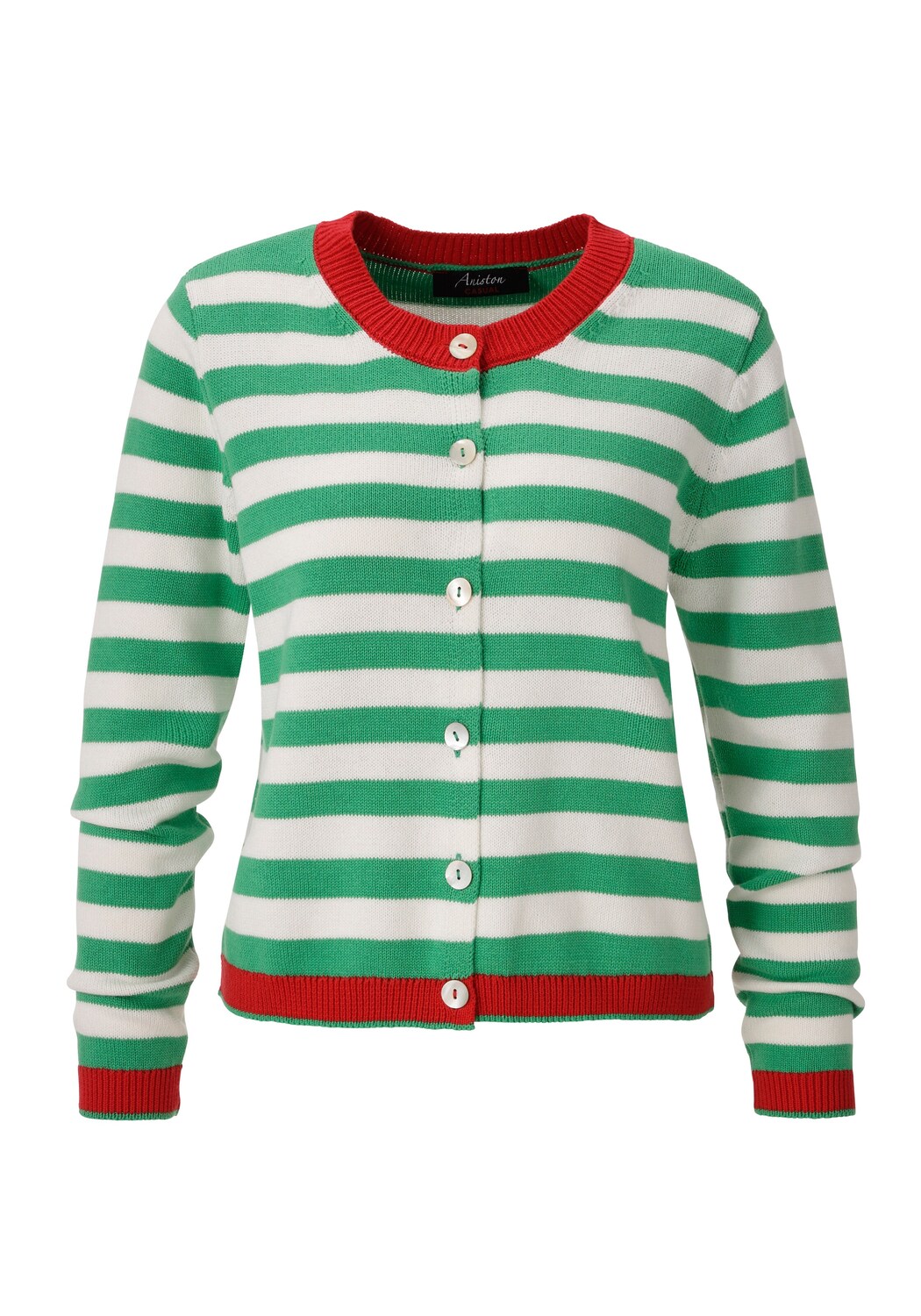 

Aniston CASUAL Кардиган из трикотажа в зеленом цвете