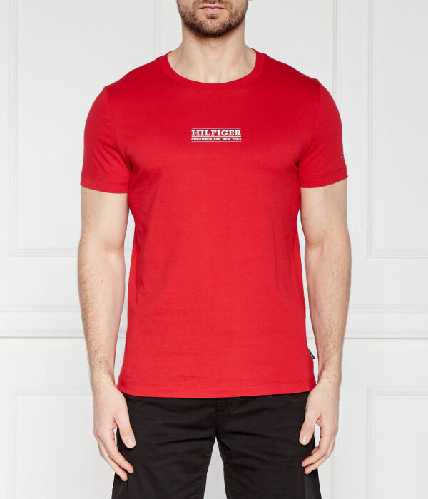 

Футболки Slim fit Tommy Hilfiger, красный