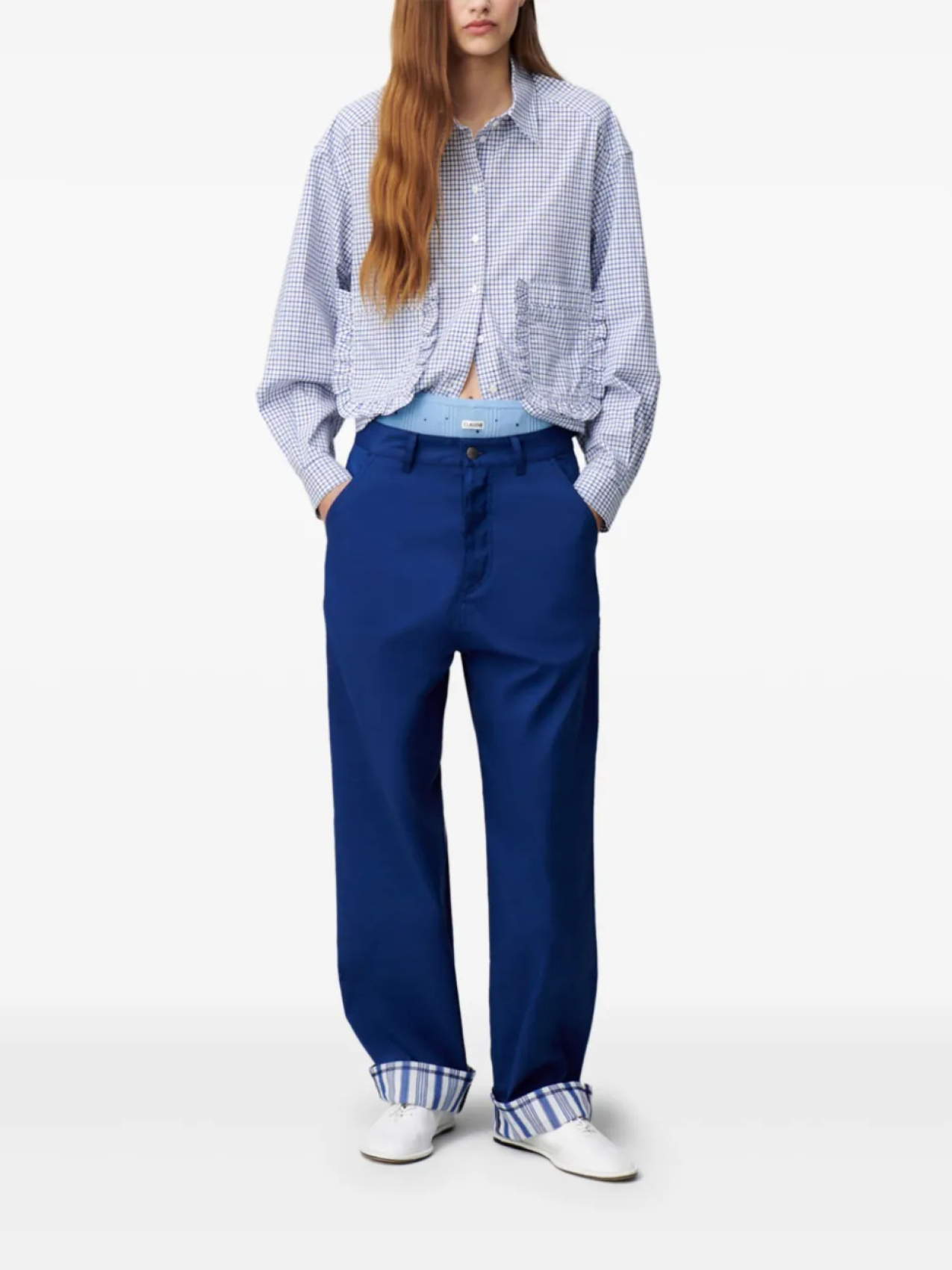

Прямые брюки Claudie Pierlot, синий