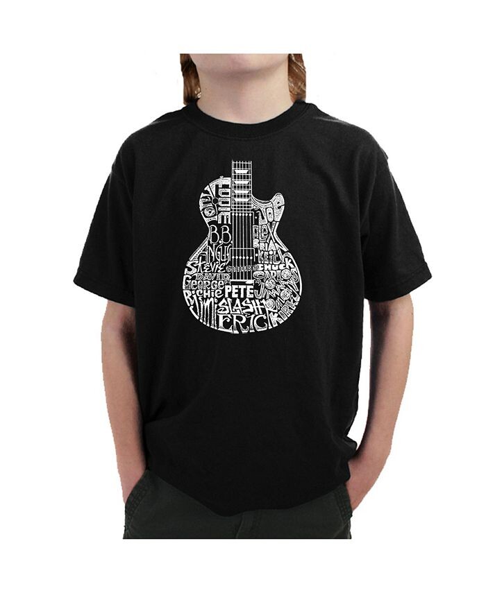

Футболка Big Boy's Word Art - Голова рок-гитары LA Pop Art, черный, Серый, Футболка Big Boy's Word Art - Голова рок-гитары LA Pop Art, черный