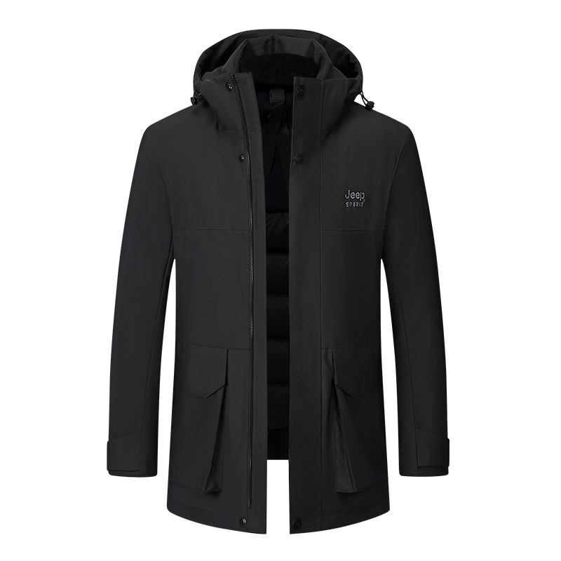 

JEEP SPIRIT Мужская пуховая куртка, Black