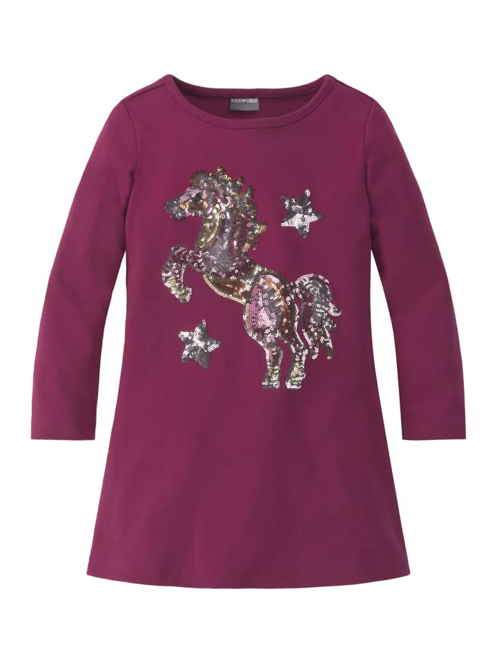 

Рубашка с длинными рукавами бордового цвета Kidsworld